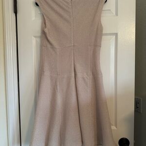 Chic Beige Midi Dress